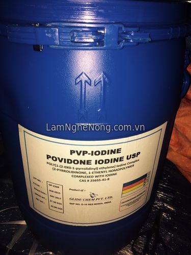 PV Iodine nguyên liệu diệt khuẩn trong ao nuôi