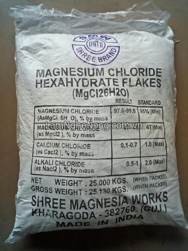 Khoáng nguyên liệu Magie clorua MgCl2